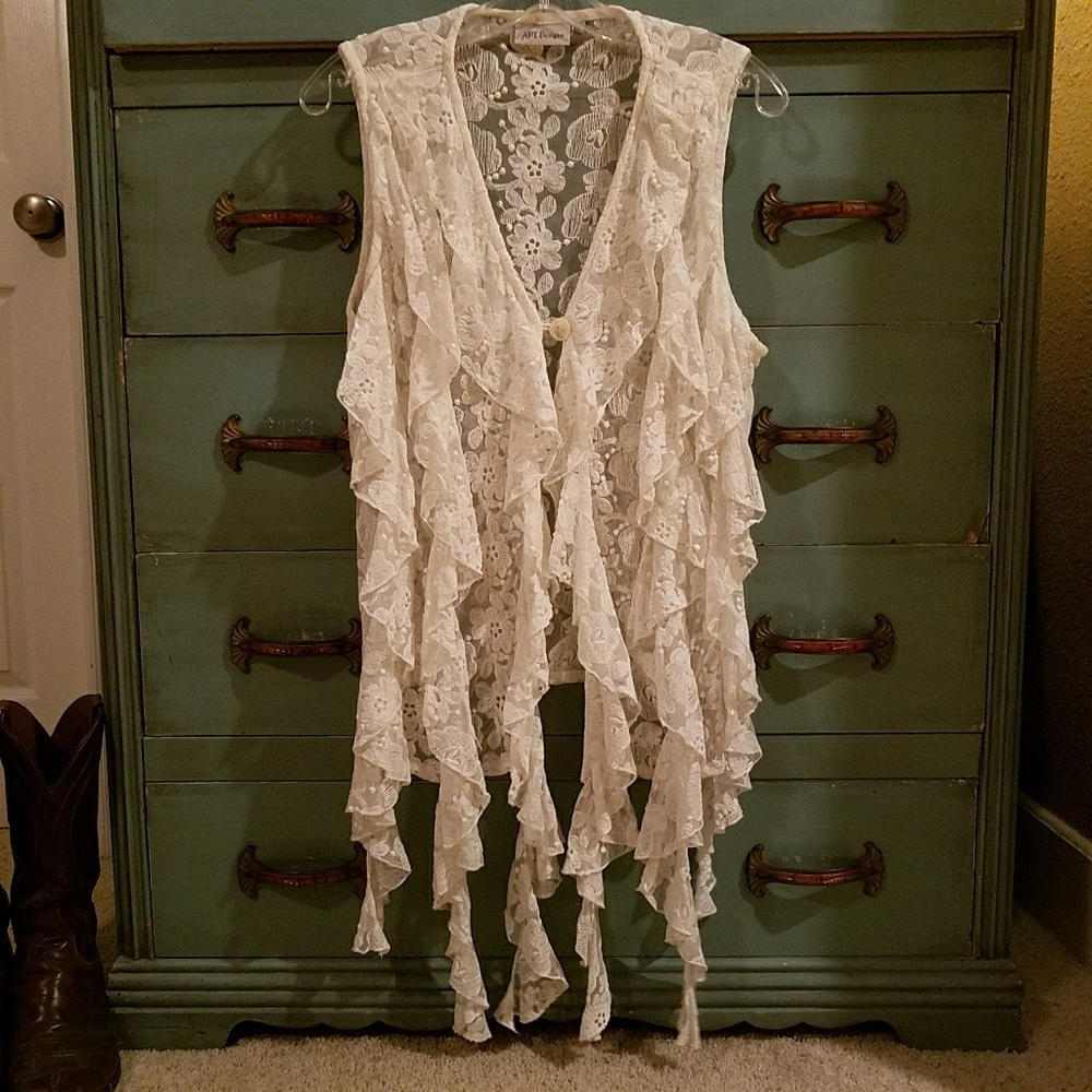 Lace vest